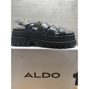 Aldo Velma Platform Sandal Black Women’s 8.5